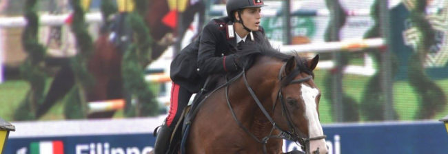 Filippo Bologni and Chopin second in GP / La Bagnaia / CSI*** Filippo Bologni and Chopin second in GP / La Bagnaia / CSI***