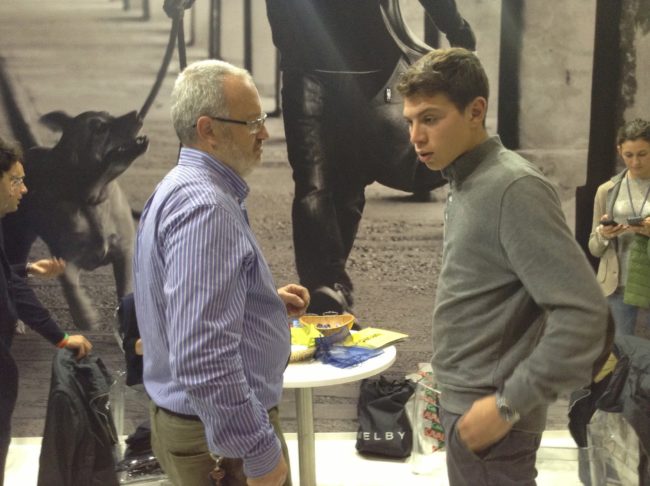 Marcello Manganotti con Pariani.