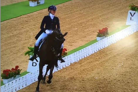Silvia RIzzo and Pariani Sal in Doha.